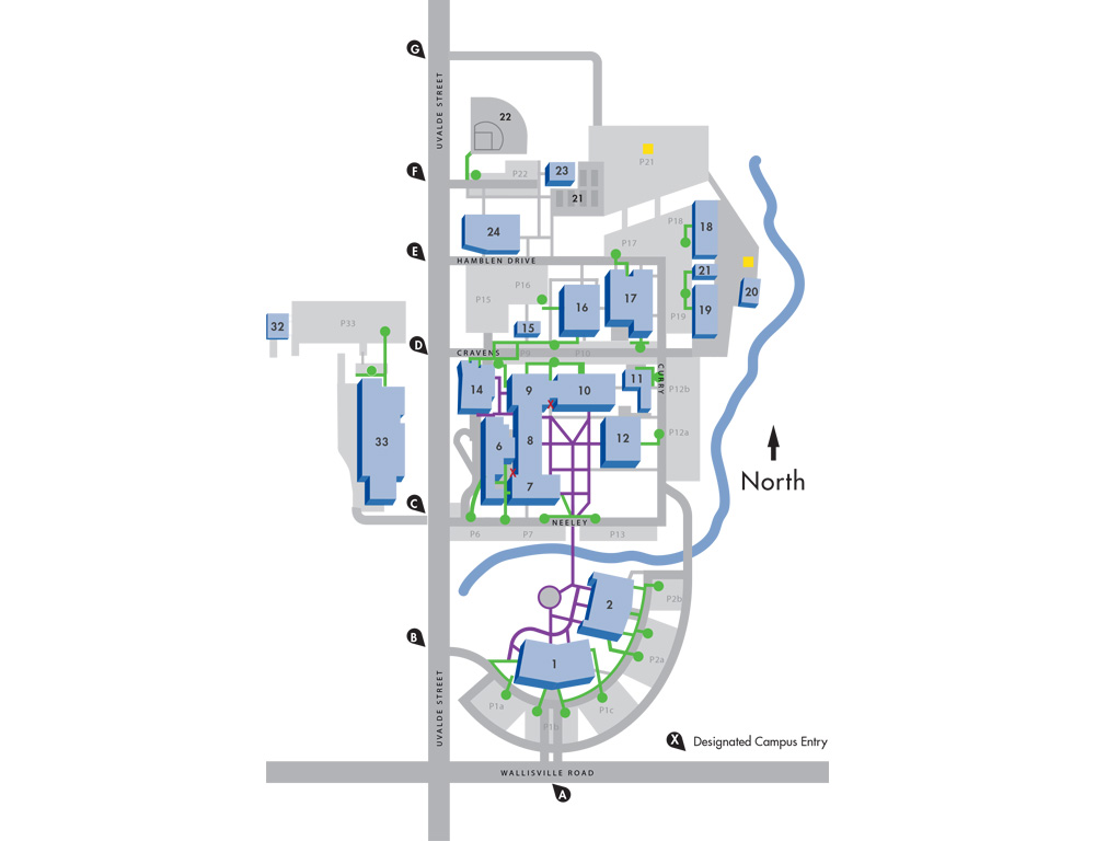 North campus map