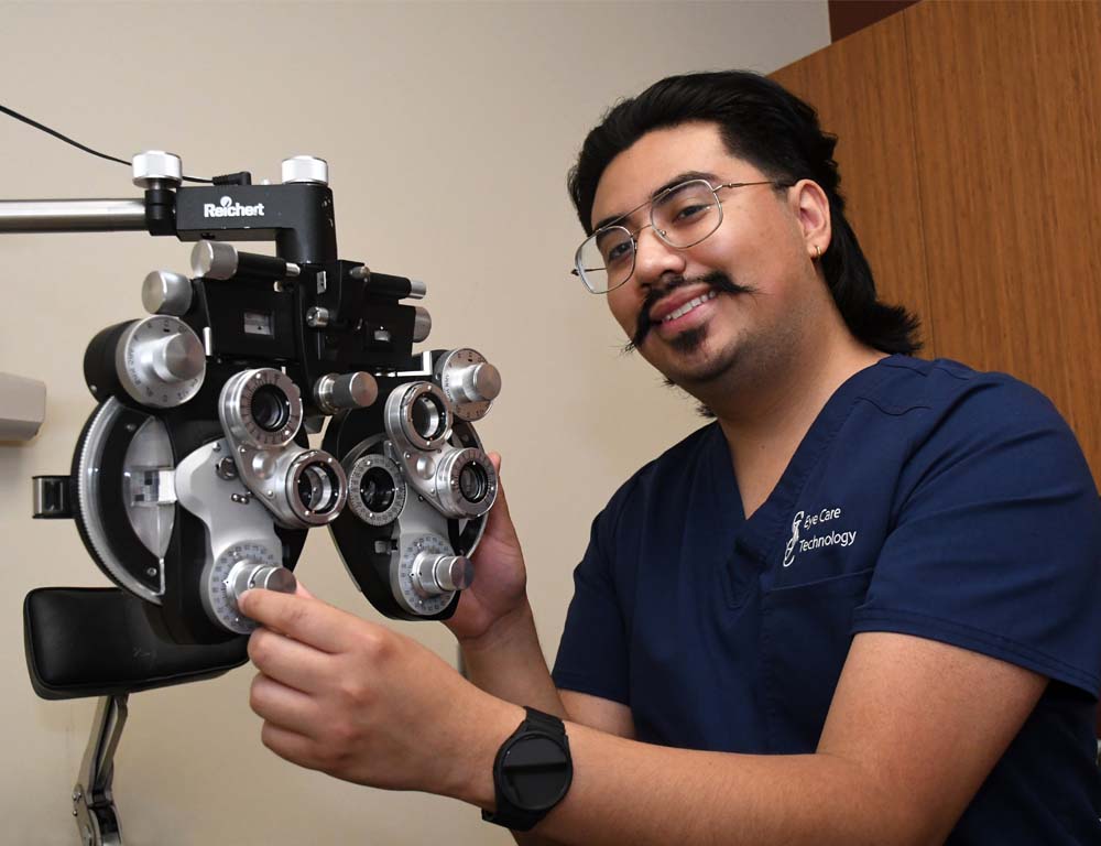 Eye Care Technology Student