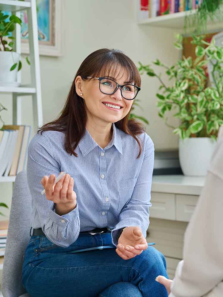 Smiling Mental Health Counselor